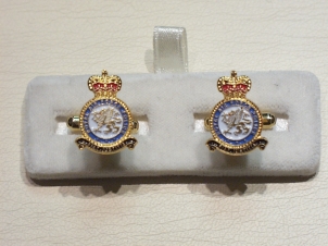 RAF Police enamelled cufflinks - Click Image to Close